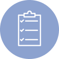 Icono de una lista de verificación