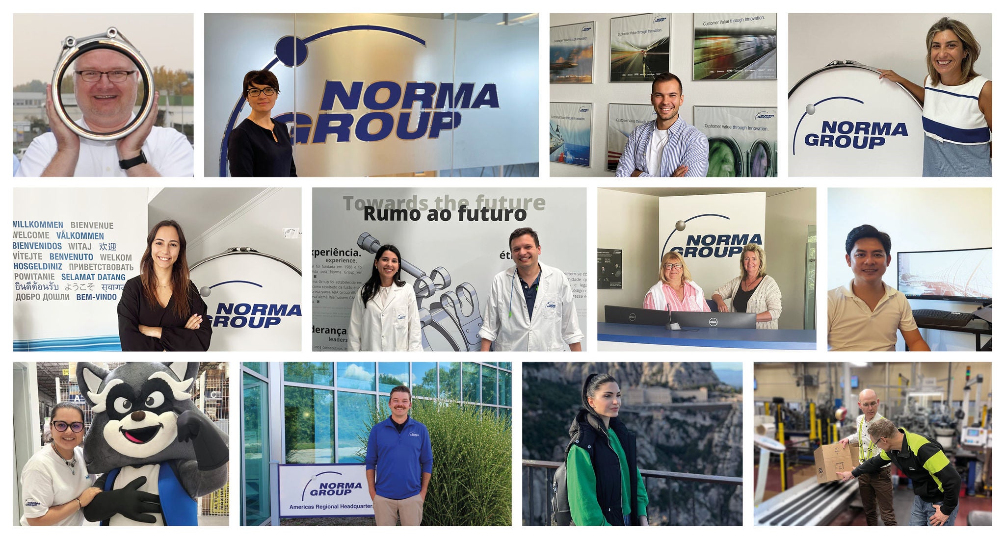 collage of NORMA Group employees